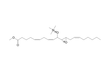 Methyl 10-(trimethylsiloxy)-11,12-epoxyeicosan-5(Z),8(Z),14(Z)-trienoate-10,11-18O2
