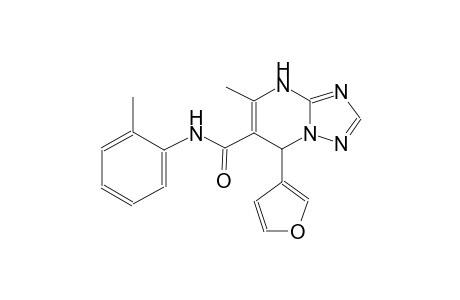 7-(3-furyl)-5-methyl-N-(2-methylphenyl)-4,7-dihydro[1,2,4]triazolo[1,5-a]pyrimidine-6-carboxamide