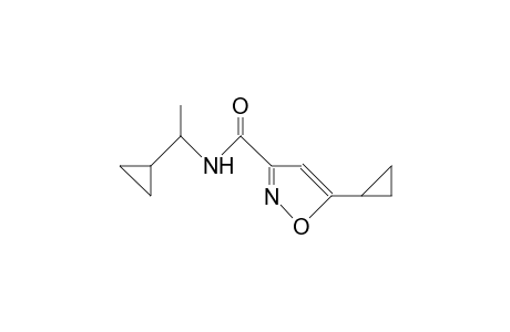 5-Cyclopropyl-3-isoxazolecarboxylic acid, (1-cycl opropyl-ethyl) amide