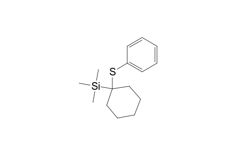 Silane, trimethyl[1-(phenylthio)cyclohexyl]-