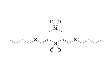 (2E,6E)-2,6-Bis[(butylsulfanyl)methylidene]-1,4-dithiane 1,1,4,4-tetraoxide