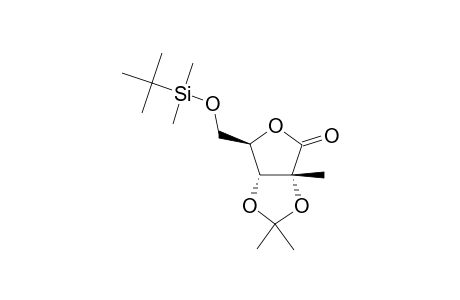 5-O-TERT.-BUTYLDIMETHYLSILYL-2,3-O-ISOPROPYLIDENE-2-C-METHYL-D-RIBONO-1,4-LACTONE
