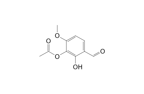 4-Methoxy-2-hydroxy-3-acetoxybenzaldehyde