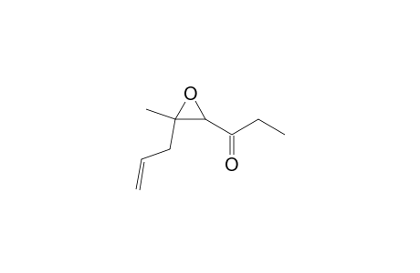 1-(3-allyl-3-methyl-oxiran-2-yl)propan-1-one