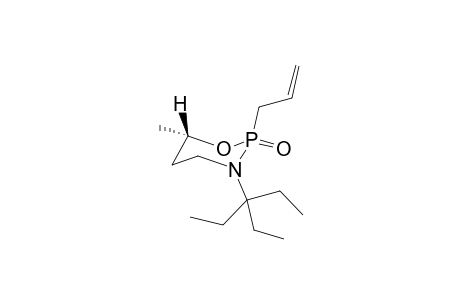 (S)-(2l,6l)-3-(1,1-Diethylpropyl)-6-methyl-2-(propenyl)-1,3,2-oxazaphosphorinane 2-Oxide