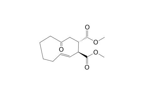 Dimethyl (E)-4-oxocyclodeca-9-ene-ctrans-1,2-dicarboxylate