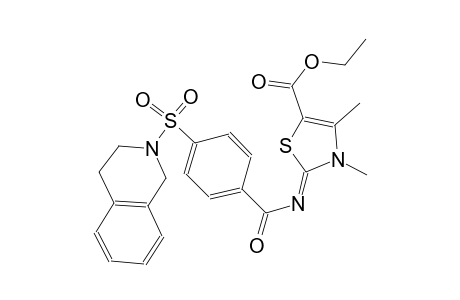 5-thiazolecarboxylic acid, 2-[[(Z)-[4-[(3,4-dihydro-2(1H)-isoquinolinyl)sulfonyl]phenyl]oxomethyl]imino]-2,3-dihydro-3,4-dimethyl-, ethyl ester, (2Z)-