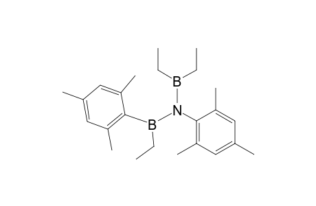 Boranamine, N-(diethylboryl)-1-ethyl-N,1-bis(2,4,6-trimethylphenyl)-