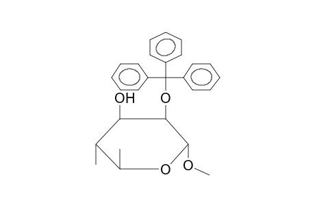 METHYL 4,6-DIDEOXY-2-O-TRITYL-4-C-METHYL-ALPHA-L-MANNOHEXOPYRANOSIDE