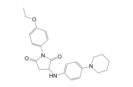 2,5-pyrrolidinedione, 1-(4-ethoxyphenyl)-3-[[4-(1-piperidinyl)phenyl]amino]-