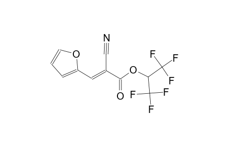 2,2,2-Trifluoro-1-(trifluoromethyl)ethyl (2E)-2-cyano-3-(2-furyl)-2-propenoate