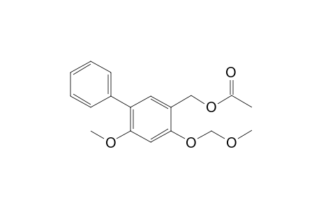 (6-methoxy-4-(methoxymethoxy)biphenyl-3-yl)methyl acetate