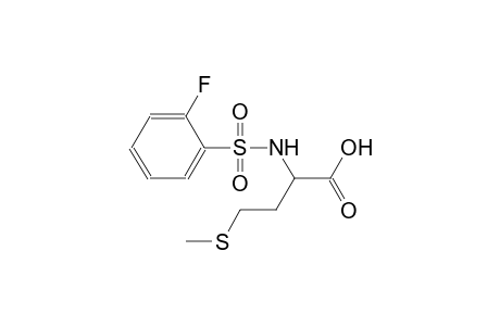 N-[(2-fluorophenyl)sulfonyl](methyl)homocysteine