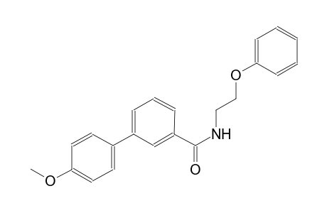 [1,1'-biphenyl]-3-carboxamide, 4'-methoxy-N-(2-phenoxyethyl)-
