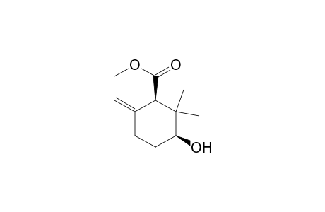 (1R,3S)-3-hydroxy-2,2-dimethyl-6-methylene-1-cyclohexanecarboxylic acid methyl ester