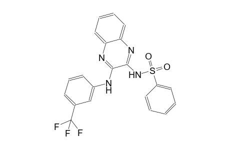 benzenesulfonamide, N-[3-[[3-(trifluoromethyl)phenyl]amino]-2-quinoxalinyl]-