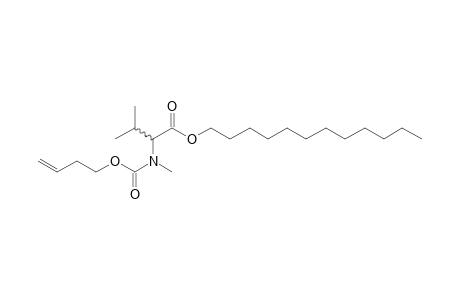 dl-Valine, N-methyl-N-(but-3-en-1-yloxycarbonyl)-, dodecyl ester