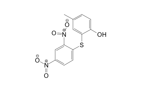 Phenol, 2-[(2,4-dinitrophenyl)thio]-4-methyl-