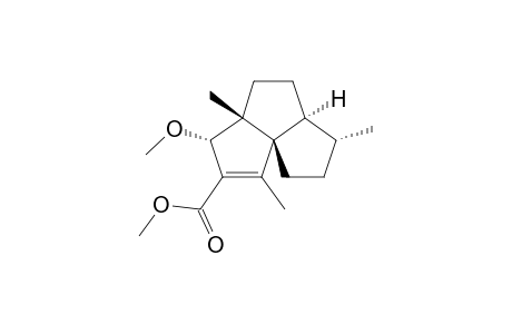 O-METHYL-5-EPICANTABrENOLIC-ACID-METHYLESTER;(1S*,4R*,5R*,8R*,9R*)-5-METHOXYSILPHIPERFOL-6-EN-13-OIC-ACID-METHYLESTER