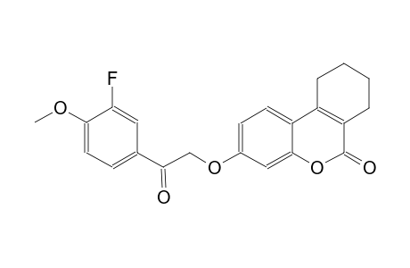 3-[2-(3-fluoro-4-methoxyphenyl)-2-oxoethoxy]-7,8,9,10-tetrahydro-6H-benzo[c]chromen-6-one