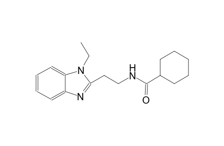 cyclohexanecarboxamide, N-[2-(1-ethyl-1H-benzimidazol-2-yl)ethyl]-