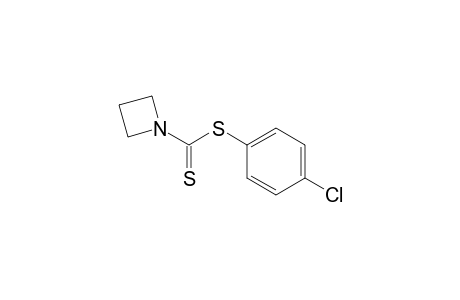 1-azetidinecarbodithioic acid, p-chlorophenyl ester