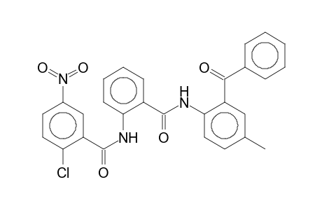 N-(2-[(2-Benzoyl-4-methylanilino)carbonyl]phenyl)-2-chloro-5-nitrobenzamide