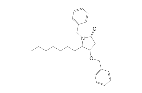 1-Benzyl-4-(benzyloxy)-5-heptyl-2-pyrrolidinone
