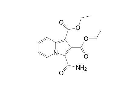 Diethyl 3-carbamoylindolizine-1,2-dicarboxylate