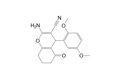 4H-1-benzopyran-3-carbonitrile, 2-amino-4-(2,5-dimethoxyphenyl)-5,6,7,8-tetrahydro-5-oxo-