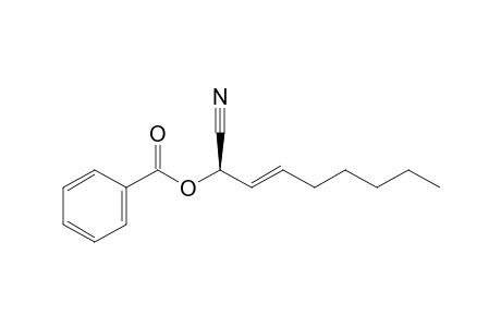 (R)-2-(Benzoyloxy)non-3-enenitrile
