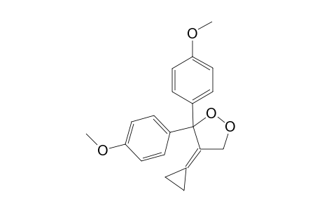 4-Cyclopropylidene-3,3-bis-(p-methoxyphenyl)-1,2-dioxolane