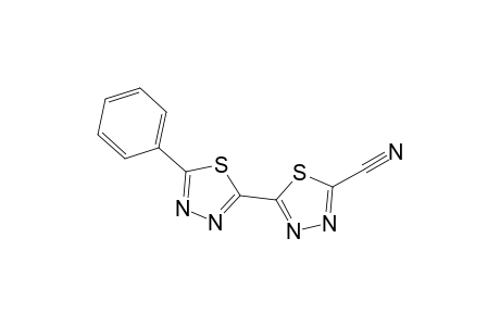 5-Cyano-5'-phenyl-2,2'-bi(1,3,4-thiadiazolyl)