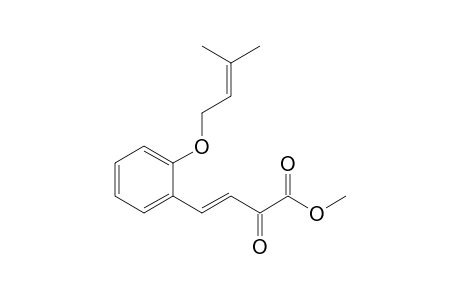 (E)-2-keto-4-[2-(3-methylbut-2-enoxy)phenyl]but-3-enoic acid methyl ester