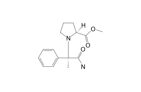 METHYL-(2S,1R)-1-(1-CARBAMOYL-1-METHYL-1-PHENYLMETHYL)-PYRROLIDINE-2-CARBOXYLATE