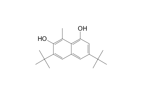 3,6-Di-tert-butyl-1,7-dihydroxy-8-methylnaphthalene