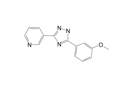 3-[5-(3-Methoxyphenyl)-1H-1,2,4-triazol-3-yl]pyridine