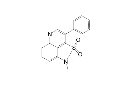 1H-1-Methyl-3-phenyl-2,2-dioxoisothiazolo[5,4,3-d,e]quinoline