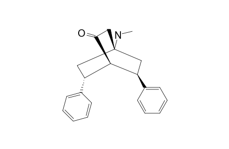(6RS,7RS)-(+/-)-4-METHYLAMINO-6,7-DIPHENYLBICYCLO-[2.2.2]-OCTAN-2-ONE