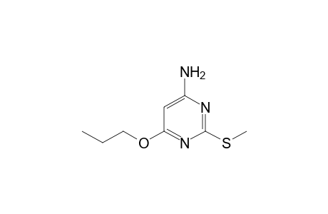 6-Amino-2-methylthio-4-propoxypyrimidine