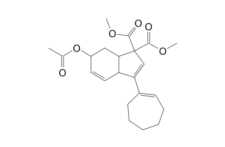 Dimethyl 3-Acetoxy-7-(cycloheptenyl)bicyclo[4.3.0]nona-4,7-dien-9,9-dicarboxylate