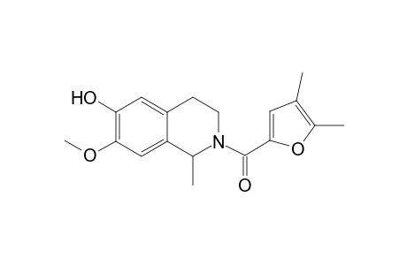 (4,5-Dimethylfuran-2-yl)(6-hydroxy-7-methoxy-1-methyl-3,4-dihydro-1H-isoquinolin-2-yl)methanone