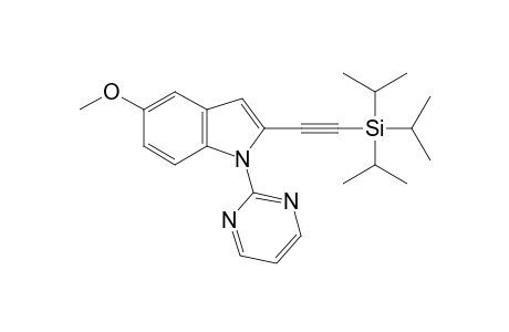 5-Methoxy-1-(pyrimidin-2-yl)-2-[(triisopropylsilyl)ethynyl]-1H-indole