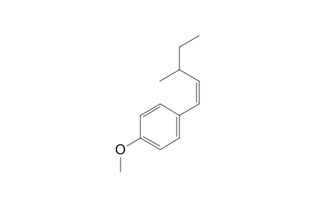 (Z)-1-methoxy-4-(3-methylpent-1-en-1-yl)benzene