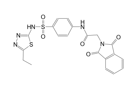 1H-isoindole-2-acetamide, N-[4-[[(5-ethyl-1,3,4-thiadiazol-2-yl)amino]sulfonyl]phenyl]-2,3-dihydro-1,3-dioxo-