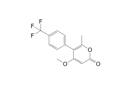 4-Methoxy-6-methyl-5-(4-trifluoromethylphenyl)-2H-pyran-2-one