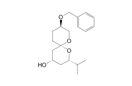(2S,4S,6S,9R)-9-Benzyloxy-2-(1-(methyl)ethyl)-1,7-dioxaspiro[5.5]undecan-4-ol