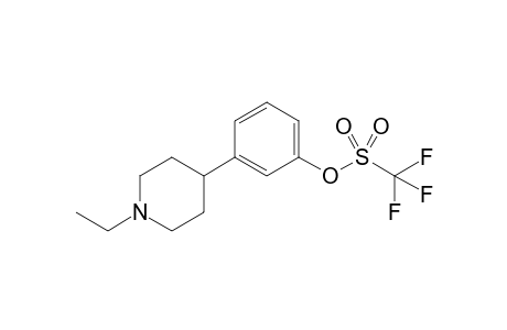 Trifluoro-methanesulfonic acid 3-(1-ethyl-piperidin-4-yl)-phenyl ester