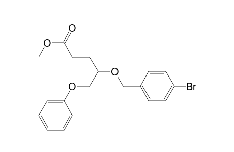 4-(4-bromobenzyl)oxy-5-phenoxy-valeric acid methyl ester