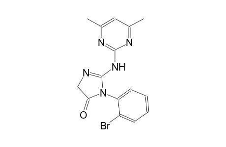 1-(2-bromophenyl)-2-[(4,6-dimethyl-2-pyrimidinyl)amino]-4H-imidazol-5-one